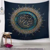 Turkisk vägg hängande tyg dekorativa polyester filt eid mubarak tapestry glad islamisk tenture väggmålning hemrum inredning