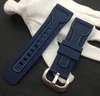 Toppkvalitet 28mm män Watchband för sju på fredag ​​Rem Silikon Rubber Watch Accessories Watertofal Wrist Band Armband Belt2779