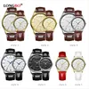 Longbo Reloj Mujer Hombre Fashion Pare Pare Watch Luxury Leather Men Women Watch Fasual Водонепроницаемые любовники Кварцевые наручные часы 8022329O