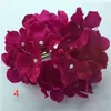 18 cm 21Colors 50st Artificial Hortensea Silk Flower Head For Wedding Wall Arch Diy Stage Bakgrund Sencery Decoration Accessory 4718353