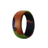 10pcs 8 7mm de largura 10 cores Silicone Ring Conjunto de silicone Anéis de personalidade masculinos Acessórios Bandos de casamento atletas ativos com3334q