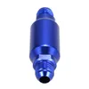 Freeshipping AN8 100 Micron Aluminum Inline Fuel Filter/ Petrol Universal Fit