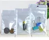 Прозрачная белая жемчужная пластиковая пакет Poly Opp Sucpper Zip Lock Packages Mylar Bags Jewelry Food PVC Много размера доступно 6747083