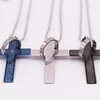 Fashion Stainless Steel Pendant Christian Bible Prayer Cross Pendant Men Necklace Charming Gifts Jewelry GB72