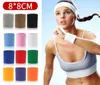 Partihandel Armband Sport Sweatband Handband Sweat Wrist Support Brace Wraps Guards För Gym Volleyboll Basketball Teen Nes