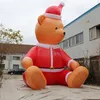 Giant Inflatable Bear With Christmas LED Stage Event Decor Inflatables Supplier 2019 Nightclub Parade Clearance260s