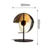 Nordic Table Light Personality Creative Designer Model Kamer Hemisfeer Ronde Woonkamer Decoratie Lamp Zaal Slaapkamer Nachtkastje Tafellamp