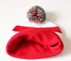 LED julstickad hatt halsduk uppsättning blinkande ljus beanie halsduk kit keps för snöflinga älg renar xmas träd fest rekvisita gåvor xd21179