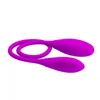 Vibrador vaginal e anal para casal Toy Fun Divertido USB Charging Anal Vibradores duplos Silicone Anal Toy Vibratando Egg5139862