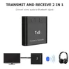 TX8 5,0 Bluetooth émetteur-récepteur avec un volume Bouton de commande 2 en 1 Adaptateur sans fil audio 3.5mm AUX Pour PC Car TV