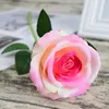 Simulation de roses artificielles Flanlette roses Décoration de mariage Holding Flowers Hotel Decoration Home Fowerfishing Flowers XD22850