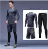 Sports Lange Mouwen Stretch Ademend Yoga Pak voor Mannen Running Snelheid Dry Ademend Training Fitness Suit
