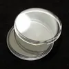 10 pcs Plastic Coin Box Affiche Caxe de stockage à domicile 40 mm Clear Round Boîte Horaire Light