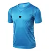 Running Shirt Sport T Shirt Men Short Sleeve Shirt Men Gym Workout Training Tees Fitness Top Sport Rashgard breathable