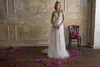 Лимор Розен -Бич платья сексуальные распахивание шейных свадебных платье