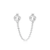 Free Shipping MOQ 20pcs silver white dark blue crown heart charm bead fit Original Bracelet Jewelry DIY for women J0044551537