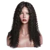 150 Density Pre Plucked 4X4 Lace Front Curly Wavy Human Hair Wigs with Natural Hairline Brazilian Virgin Water Wave Frontal Lace Wig