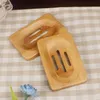 Natural Bamboo Wood Soap Rack Wooden Soap Case Holder Tray Dish Storage Plate Box Container For Bath Shower Bathroom LX2010