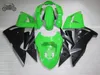 Personalizza i kit carenatura cinese per Kawasaki Ninja ZX-10R 2004 2005 ZX10R 04 05 ZX 10R verde nero carene in plastica ABS carrozzeria