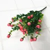 5 adet Yapay Okaliptüs Tomurcuk Şube Bitki Duvar Çiçek Aranjmanı Sahne Düğün Buket Ev Bar Otel Dekorasyon Için