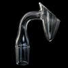 Nail de quartz sans quartz banger à fond pointu avec un joint transparent de 10 mm / 14 mm / 18 mm pour les bongs d'eau tamponne