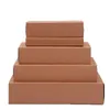 Kraft Drawer Paper Box for Gift Handmade Soap Crafts Jewelry Macarons Packing Packaging Paper Boxes 9*6*4 Free Shipping Wholesale