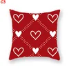 Happy Valentine's Day Pillowcase 45*45cm Cushion Pillow Cover My Lover Rose Flower Decoration for Home Decor Pillow Case 18*18inch