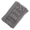 Ventes chaudes hiver Crochet torsion noeud bandeau tricoté tête wrap mode femmes tricot Turban bandeau oreille plus chaud tordu bandeaux larges