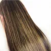 Glueless 360 Laces Human Hairs Wigs Highlights Blonde Preuuian Straight Full Lace Wig Peruian Remy Hair Bleached Knots8504065