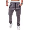 2020 Men Casual Joggers Pants Solid Thin Cargo Sweatpants Male Multi-pocket Trousers New Mens Sportswear Hip Hop Harem Pencil Pants