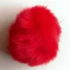 Wholesale 7cm size crute rabbit fur ball accessories genuine PomPom pompons balls for decoration 50pcs per lot