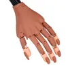 Nagelkonstträning hand nagelkonst praktik hand med 100 st nagel tips manikyr diy tryck träning verktyg display manikyr leverans7425809