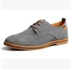 Herenschoenen Eleganta skor Män Oxfords Klänning Skor Äkta Läder Cow Suede Plus Size Derby Prom Formal Bröllop Skor Man Mocassin Homme