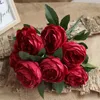 Fausse pivoine herbacée chinoise 19.69 "longueur Simulation Peonia pour mariage maison fleurs artificielles décoratives