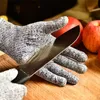 Anti-snijbestendige handschoenen Hot Sale GMG Grijs Zwart HPPE EN388 ANSI Anti-snijniveau 5 Veiligheidswerkhandschoenen Snijbestendige handschoenen