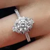 925 prata esterlina venda anel de noivado para mulheres festa de casamento presente de aniversário marca inteira jóias1005857