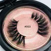 Rosa låda 3d mink ögonfransar mink ögonfransar förlängningar tjocka minkfransar naturliga falska ögonfransar ögon makeup maquaigem