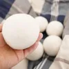 Wool Dryer Balls Premium Reusable Natural Fabric Softener 2.75inch Static Reduces Helps Dry Clothes in Laundry Quicker LX6117