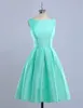 Vestidos de Madrinha Mint Green Druhna Dresses 2020 New Light Blue Krótkie druhny Dress Casamento Szata Demoiselle