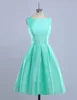 Vestidos de Madrinha Mint Green Druhna Dresses 2020 New Light Blue Krótkie druhny Dress Casamento Szata Demoiselle