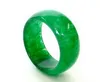 1pc Green 100 Natural Grade A JADE Jadeite Ring Wide 9mm10mm25061176336