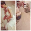 Платья русалки, кружевная аппликация, иллюзия, сексуальные покрытые пуговицы сзади, со шлейфом, милое свадебное платье, Vestido De Novia