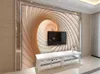 3D обои 3d геометрические искусства спираль текстуры росписи гостиная спальня фон украшение стены росписи обои