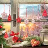 Kerstdecoraties 120 stks mode houten verfraaiing rustieke decoratieve houten uitsparing met touwhandleiding handleiding diy accessoires1