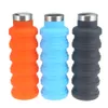 500ML Portable Silicone Water Bottle Retractable Folding Coffee Bottle Outdoor Travel Drinking Collapsible Sport Drink Kettle Preferred