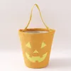 Halloween Candy Bucket Gift Wrap Kids Candy Collection Canvas Bag Halloween Candy Pouch Festival Gift Handtas Decoraties