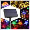 Guirlande lumineuse solaire améliorée avec télécommande, grand panneau solaire, jardin extérieur, éclairage féerique de noël, décoration de vacances, 8 Modes