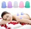 100Pcs Health Beauty Family Body Massage Helper Anti Cellulite Vacuum Silicone Cupping Cups Vacuum Suction Cup Fascia Massager 5.5*5.5cm