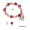 Nieuw trendy creatief ontwerp luxe zomer strand kralen strengen armband natuurlijke groene zwarte roze stenen armbanden