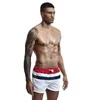 Pojke badkläder man sexig sommar simning shorts kreativ design badstammar maillot de bain strand slitage mode